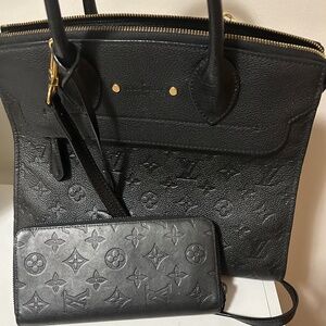 100% real Louis Vuitton bag and wallet